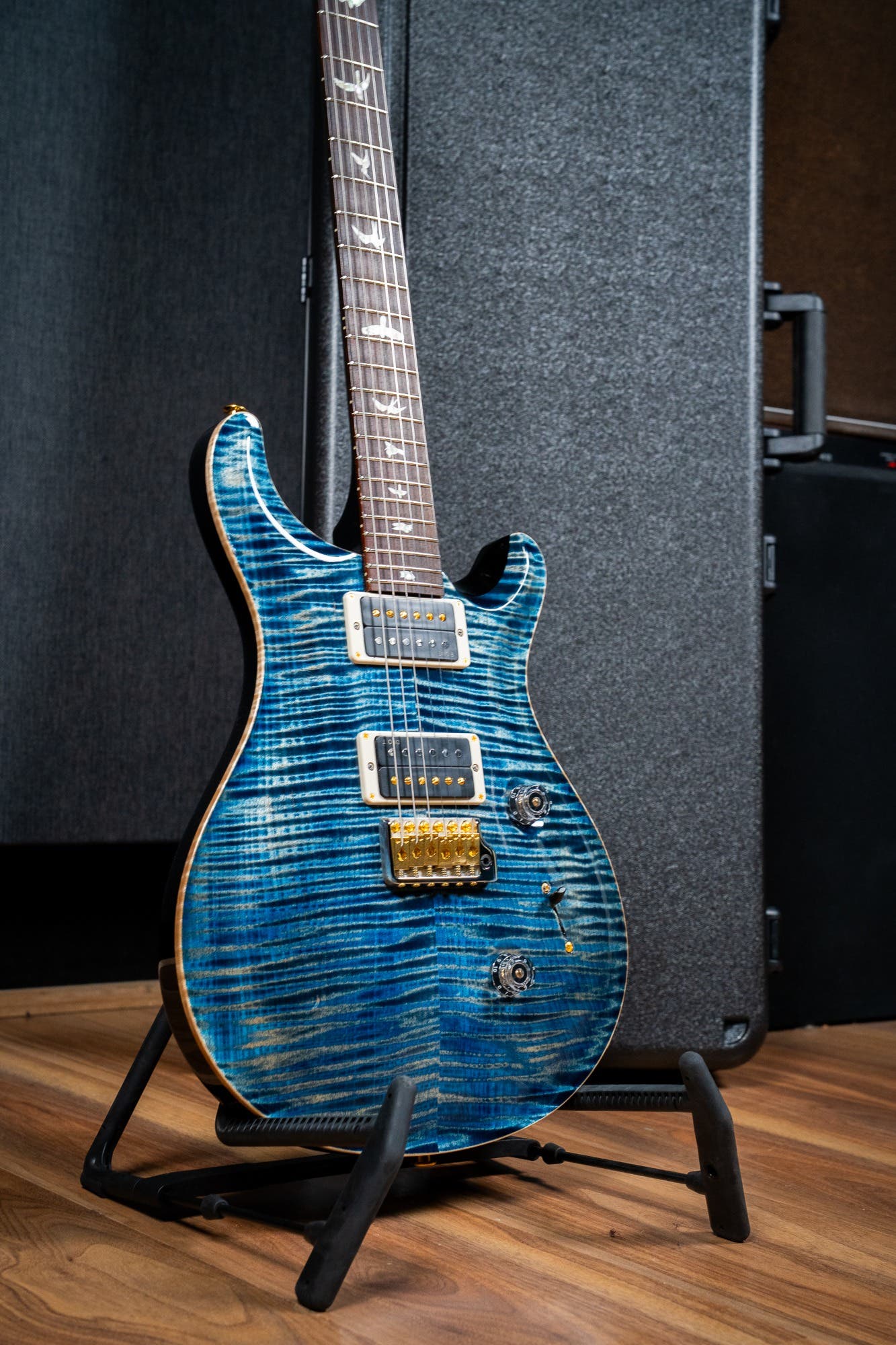 Paul Reed Smith (PRS) Custom 24 w/Pattern Thin Neck - Faded Whale Blue - 10 Top