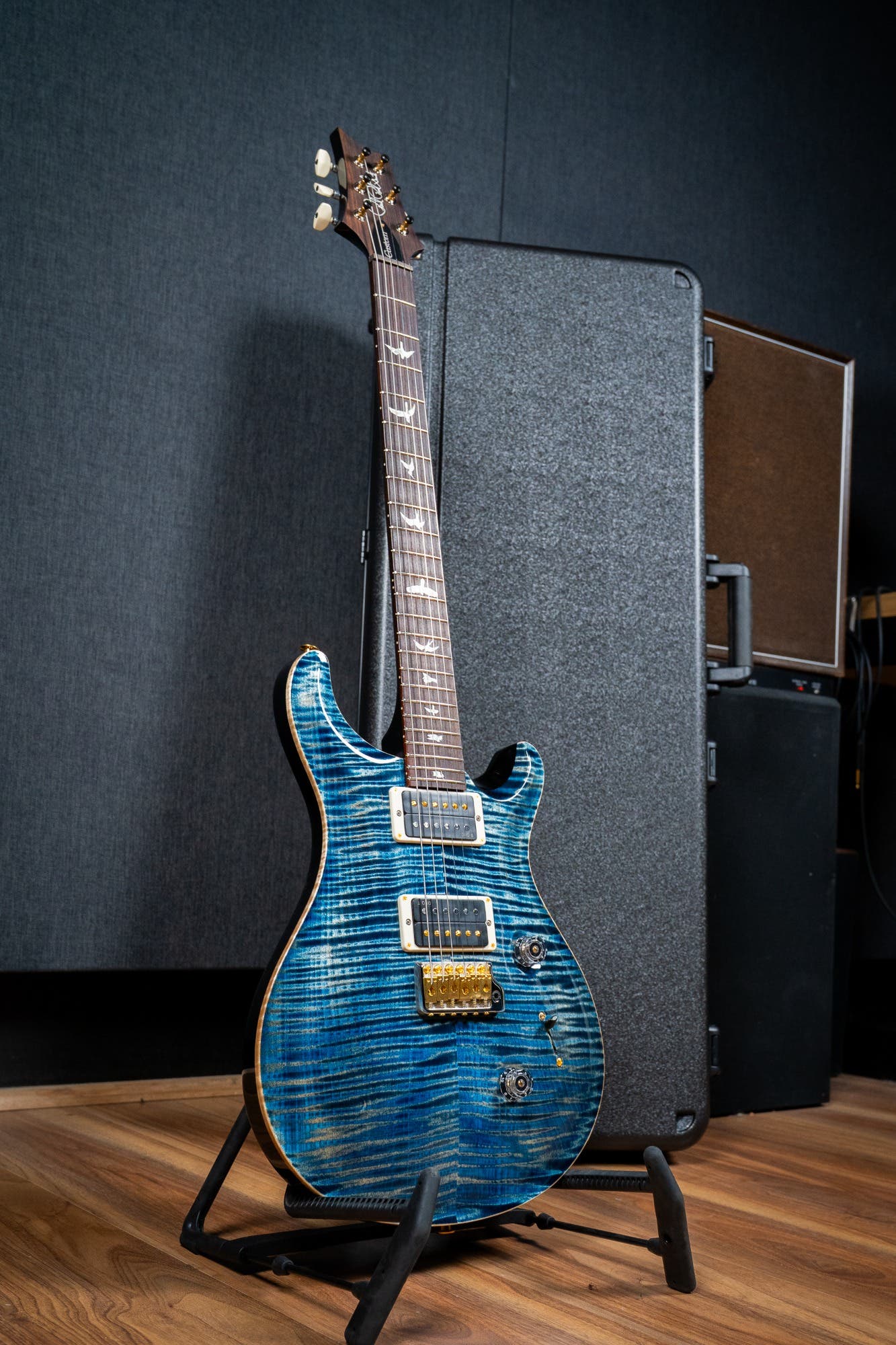 Paul Reed Smith (PRS) Custom 24 w/Pattern Thin Neck - Faded Whale Blue - 10 Top
