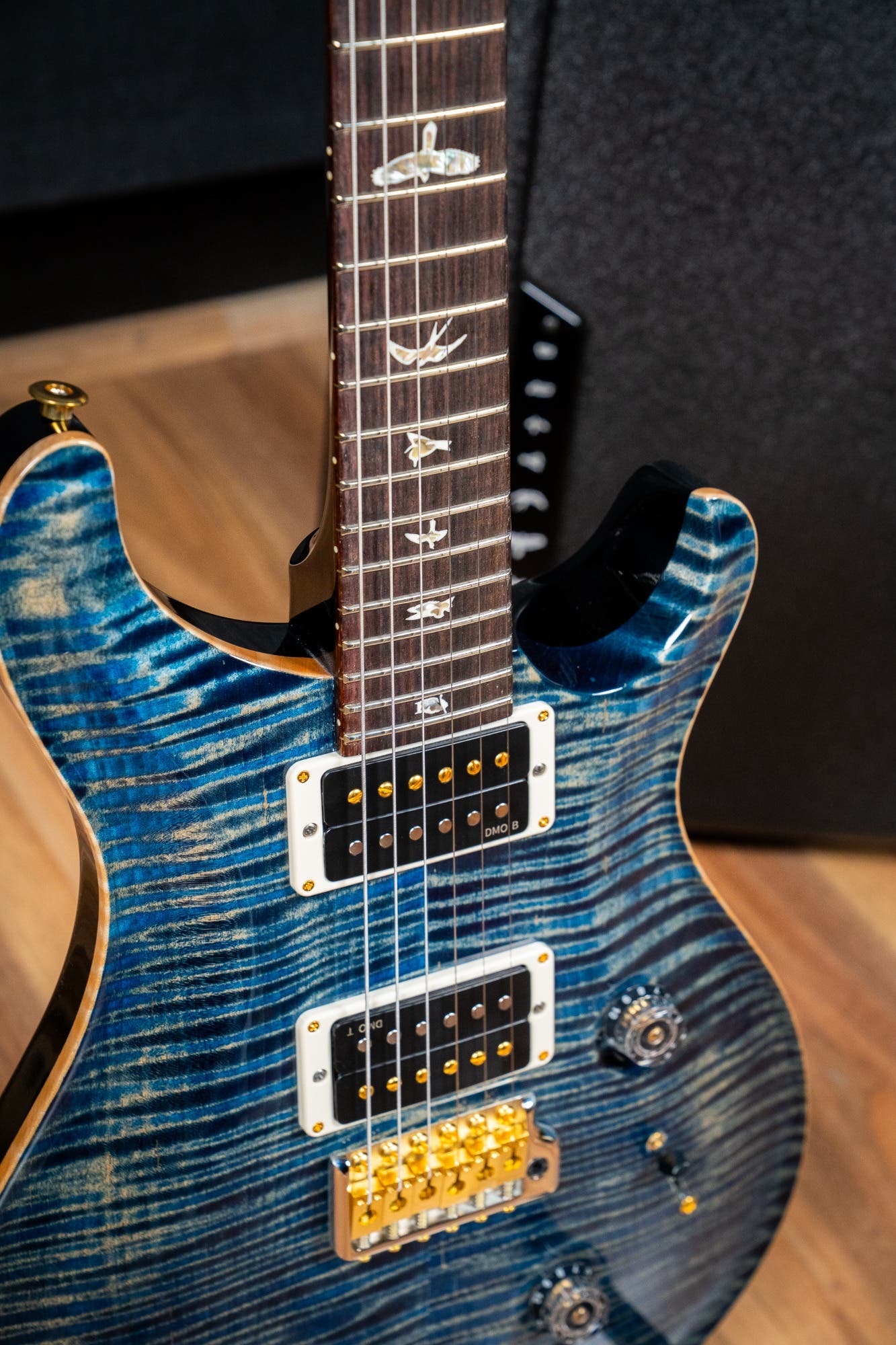 Paul Reed Smith (PRS) Custom 24 w/Pattern Thin Neck - Faded Whale Blue - 10 Top