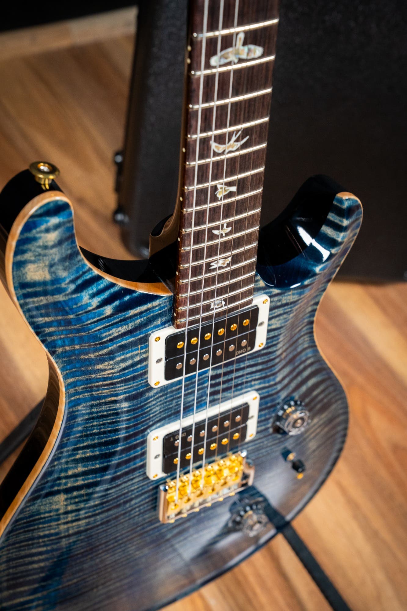 Paul Reed Smith (PRS) Custom 24 w/Pattern Thin Neck - Faded Whale Blue - 10 Top