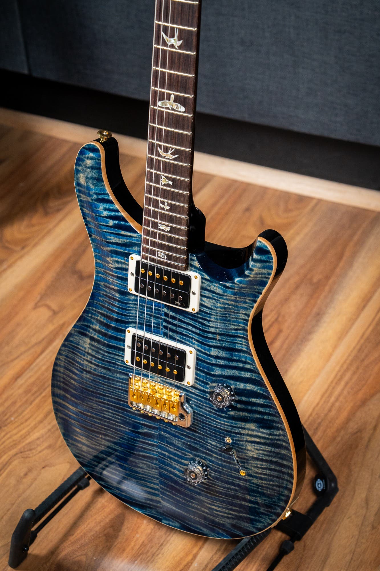 Paul Reed Smith (PRS) Custom 24 w/Pattern Thin Neck - Faded Whale Blue - 10 Top