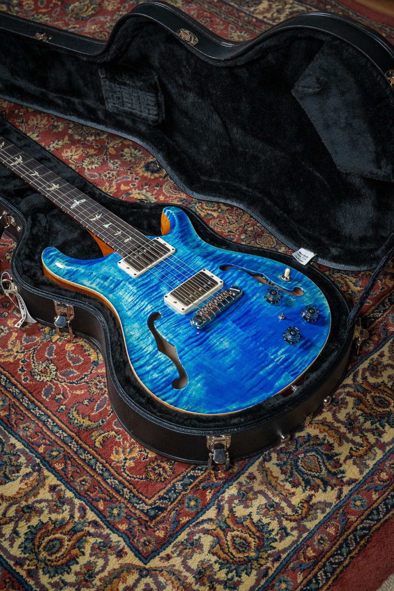 Paul Reed Smith (PRS) Hollowbody II Piezo w/Case - Faded Blue Jean