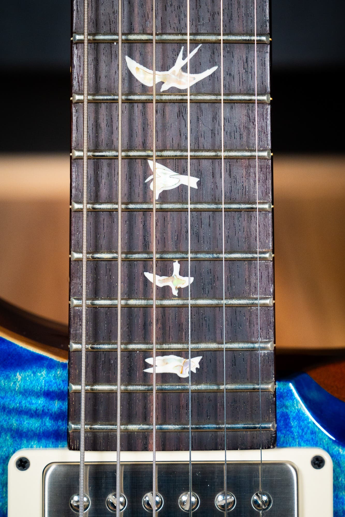 Paul Reed Smith (PRS) Hollowbody II Piezo w/Case - Faded Blue Jean