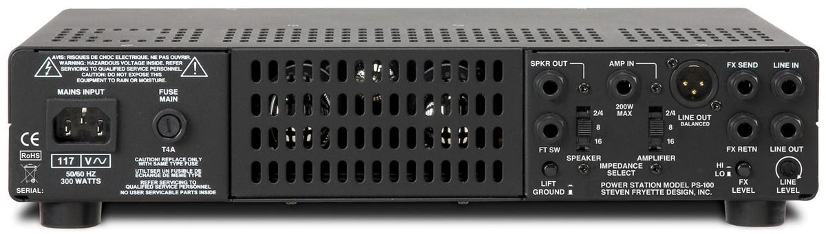 Fryette Amplification Power Station PS-100 Integrated Reactance Amplifier (PS100-240VAU)
