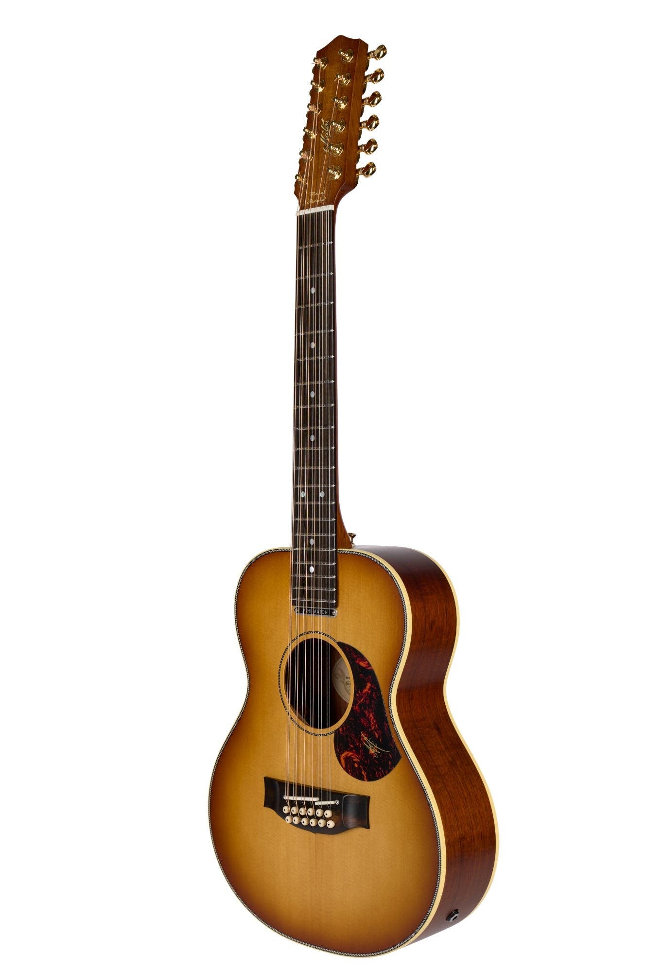 Maton EMD-12 Diesel Mini 12-String Acoustic Electric Guitar w/Case - Vintage Amber Stain