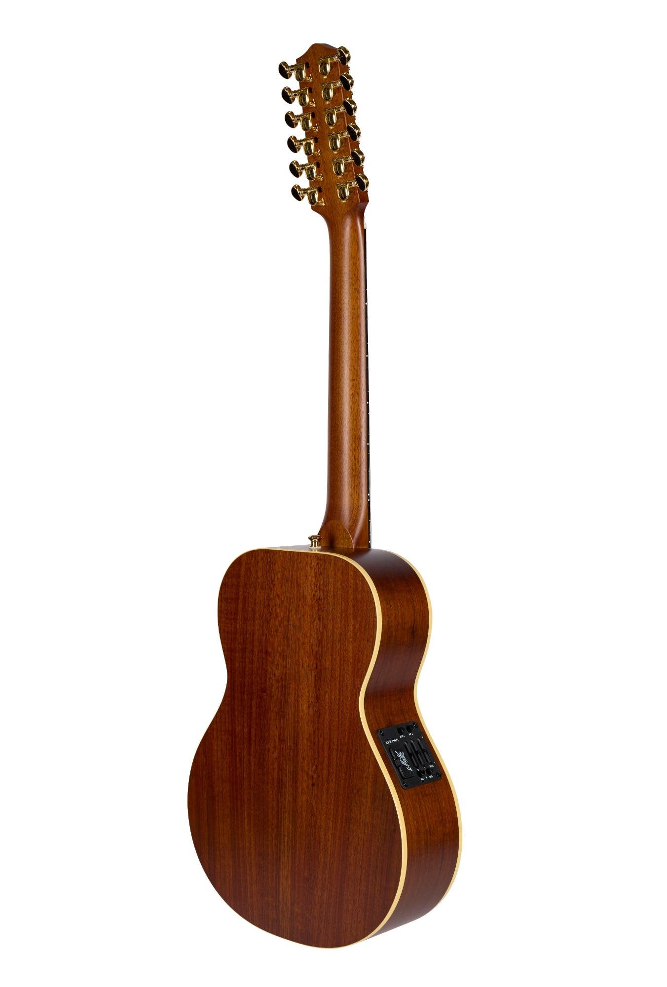 Maton EMD-12 Diesel Mini 12-String Acoustic Electric Guitar w/Case - Vintage Amber Stain