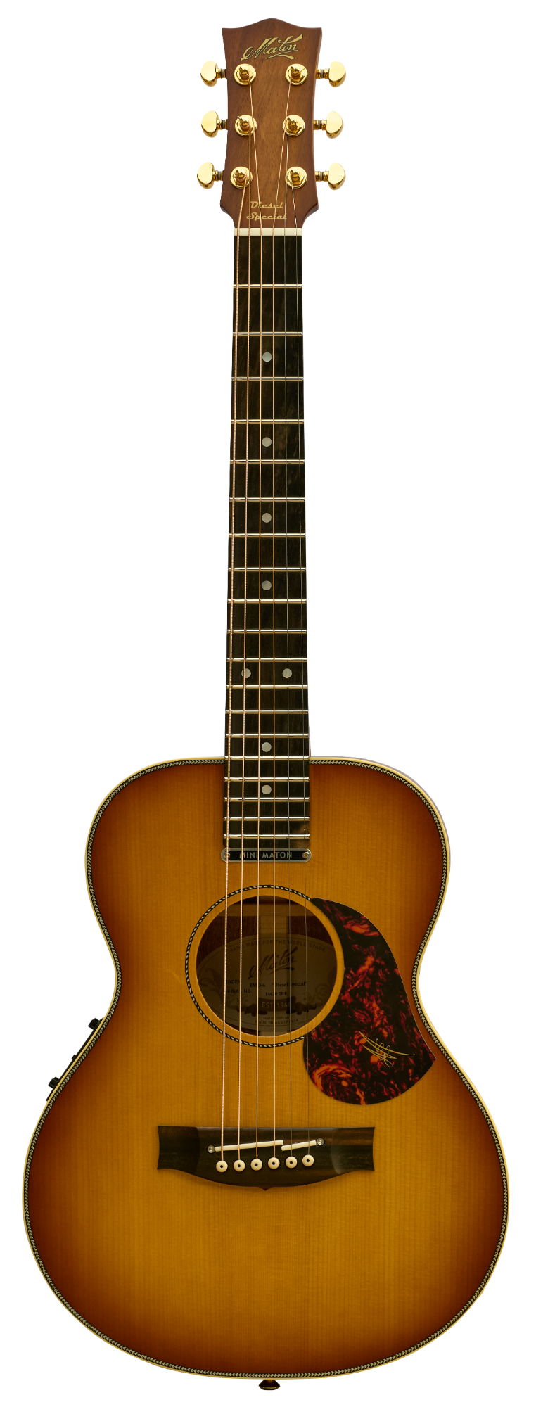 Maton EMD-6 Diesel Acoustic Electric Guitar w/Case - Vintage Amber