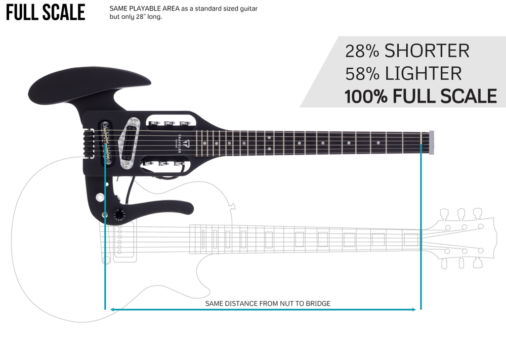 Traveler Guitar Pro-Series Mod-X - Matte Black