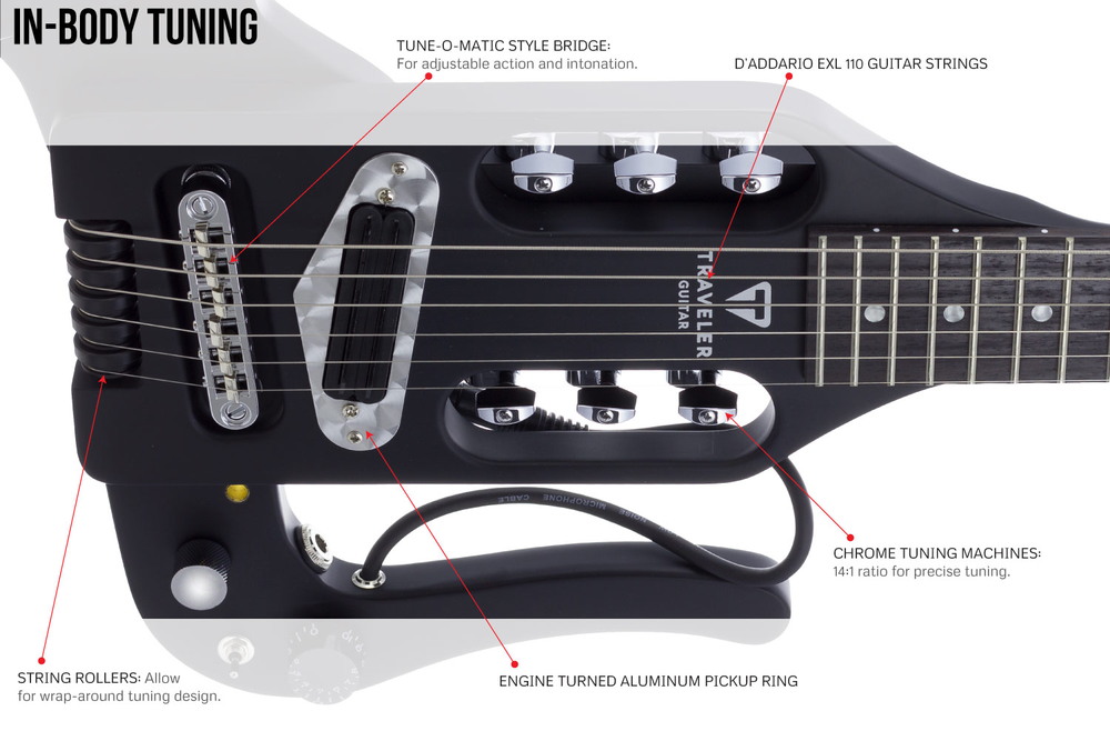 Traveler Guitar Pro-Series Mod-X - Matte Black