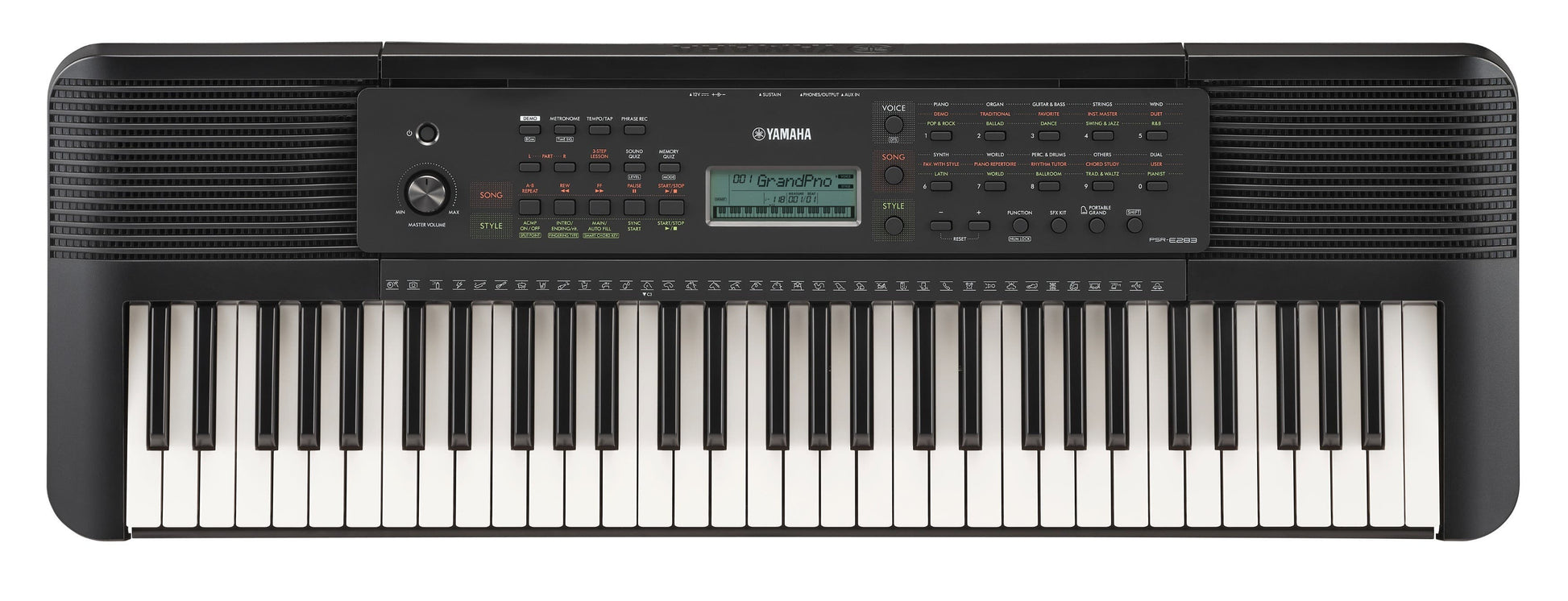 Yamaha PSRE283 61-Note Portable Beginner Keyboard