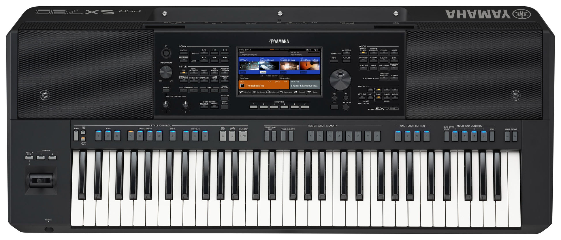 Yamaha PSRSX720 Digital Workstation / Arranger Keyboard