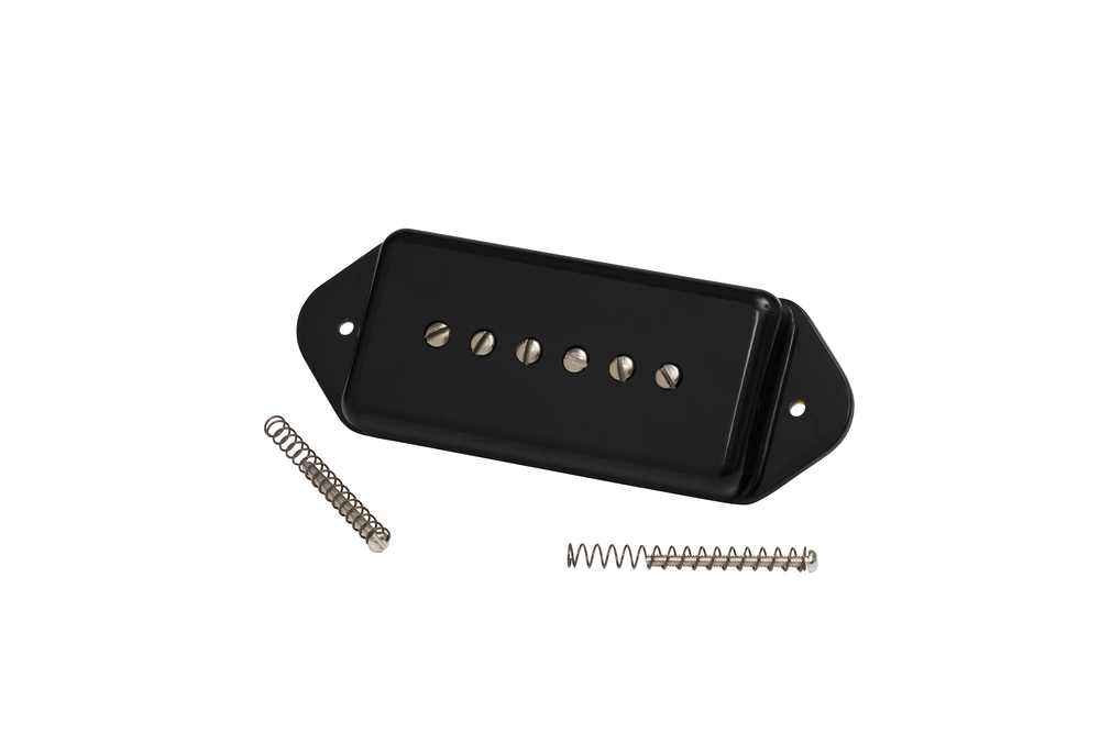 Gibson P90 Dogear Underwound Potted Pickup - Black - 2 Conductor