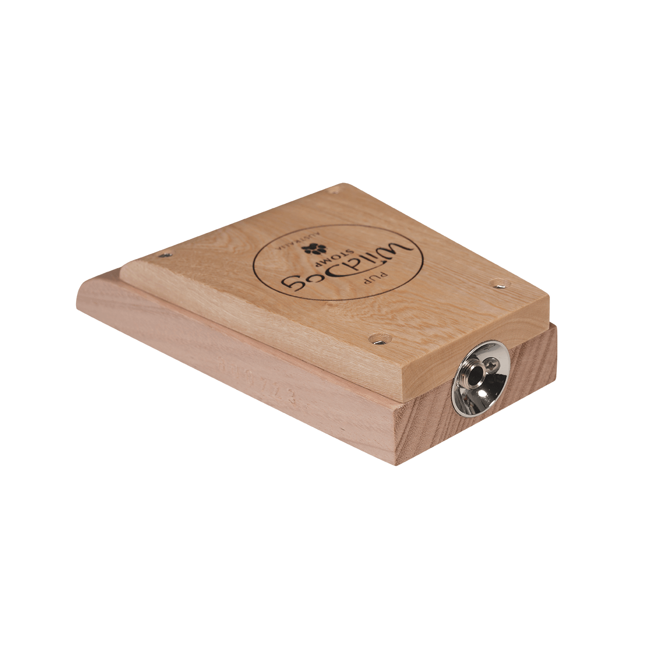 Wild Dog PUP-2 Stomp-Box -Tas Oak / QLD Jacaranda (ONE ONLY)