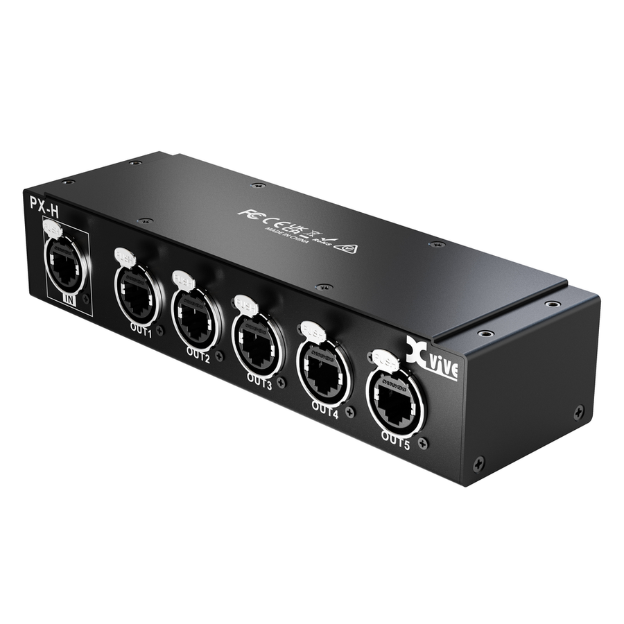 Xvive PX-H Hub Breakout Box For 5 PX-A Connections