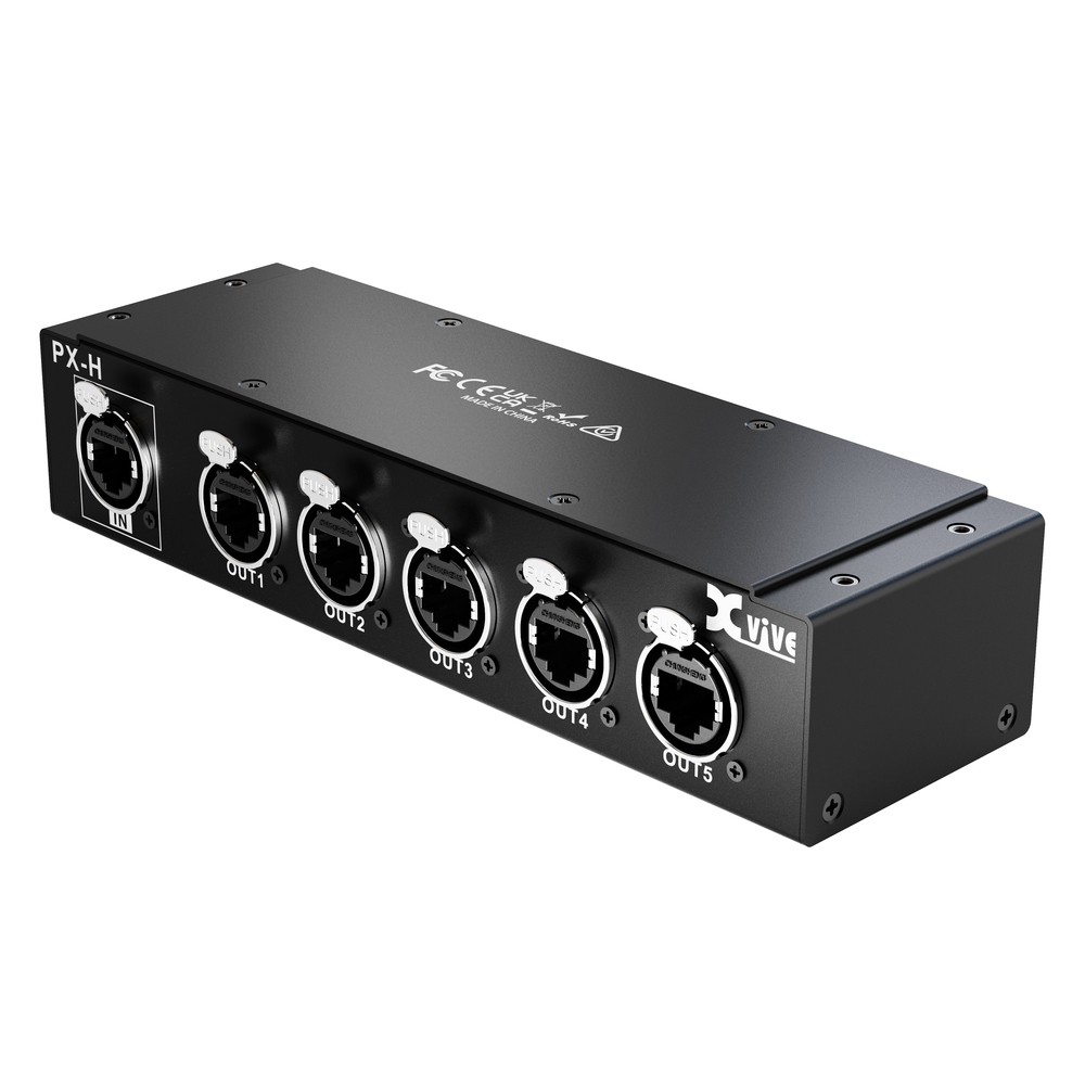 Xvive PX-H Hub Breakout Box For 5 PX-A Connections