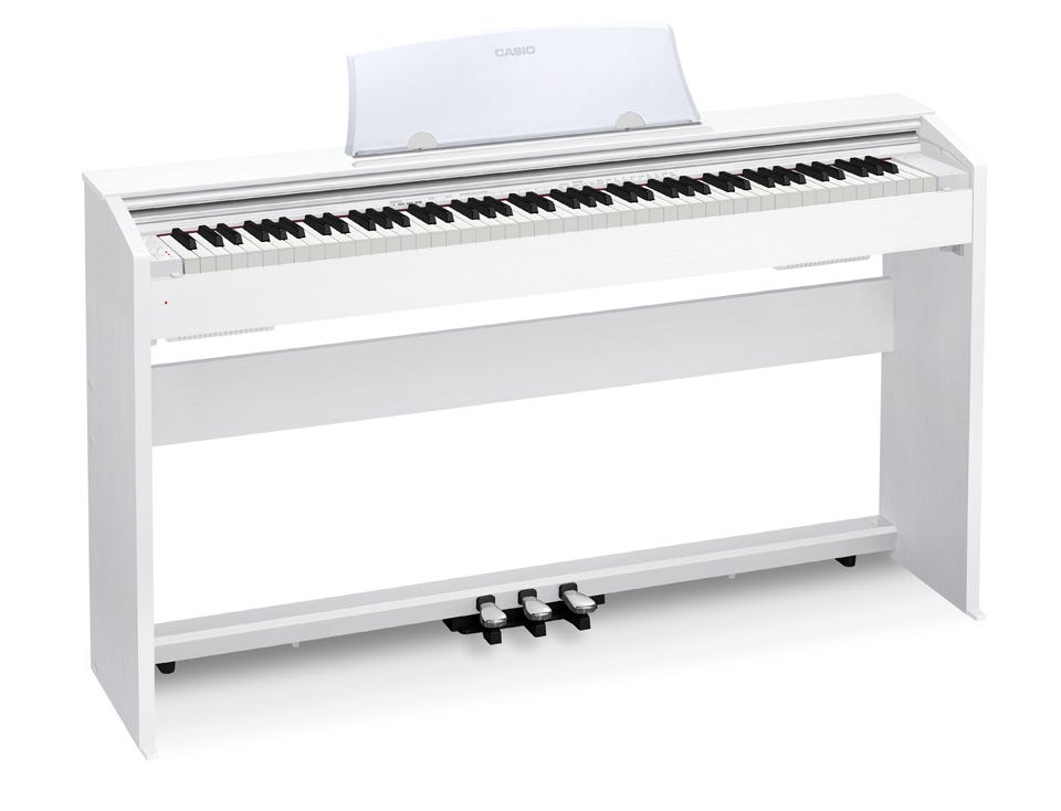 Casio Privia PX770WE 88 note digital piano - White w/matching bench
