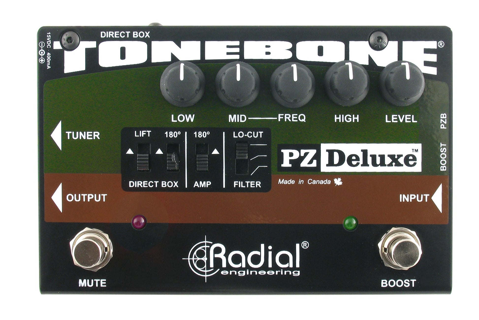 Radial PZ-Deluxe Acoustic Instrument Preamp
