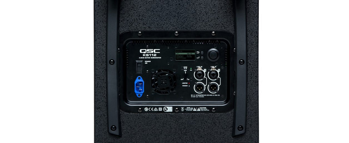 QSC KS112 KS Series 12" Compact Powered Subwoofer