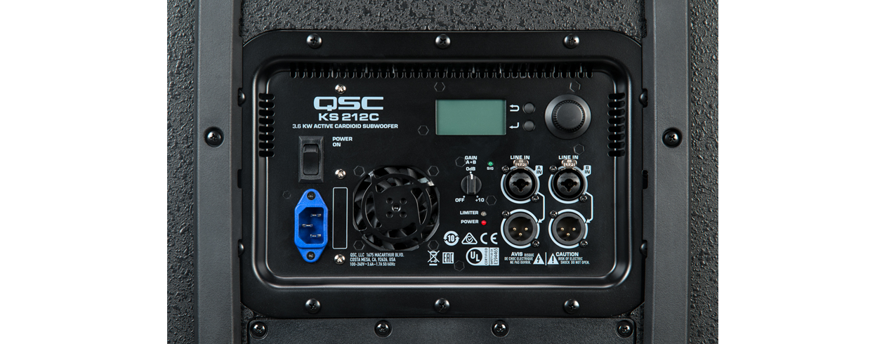 QSC KS212C Powered Dual 12" Subwoofer