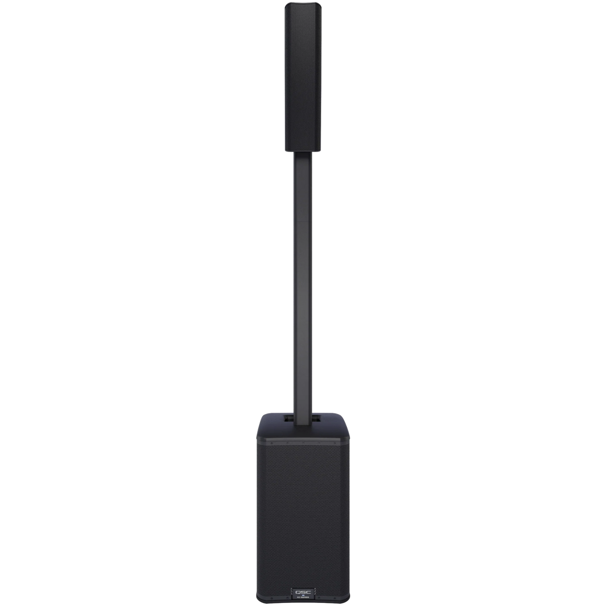 QSC KC-12 BK 3000W Active 3-Way Column Loudspeaker System - Black