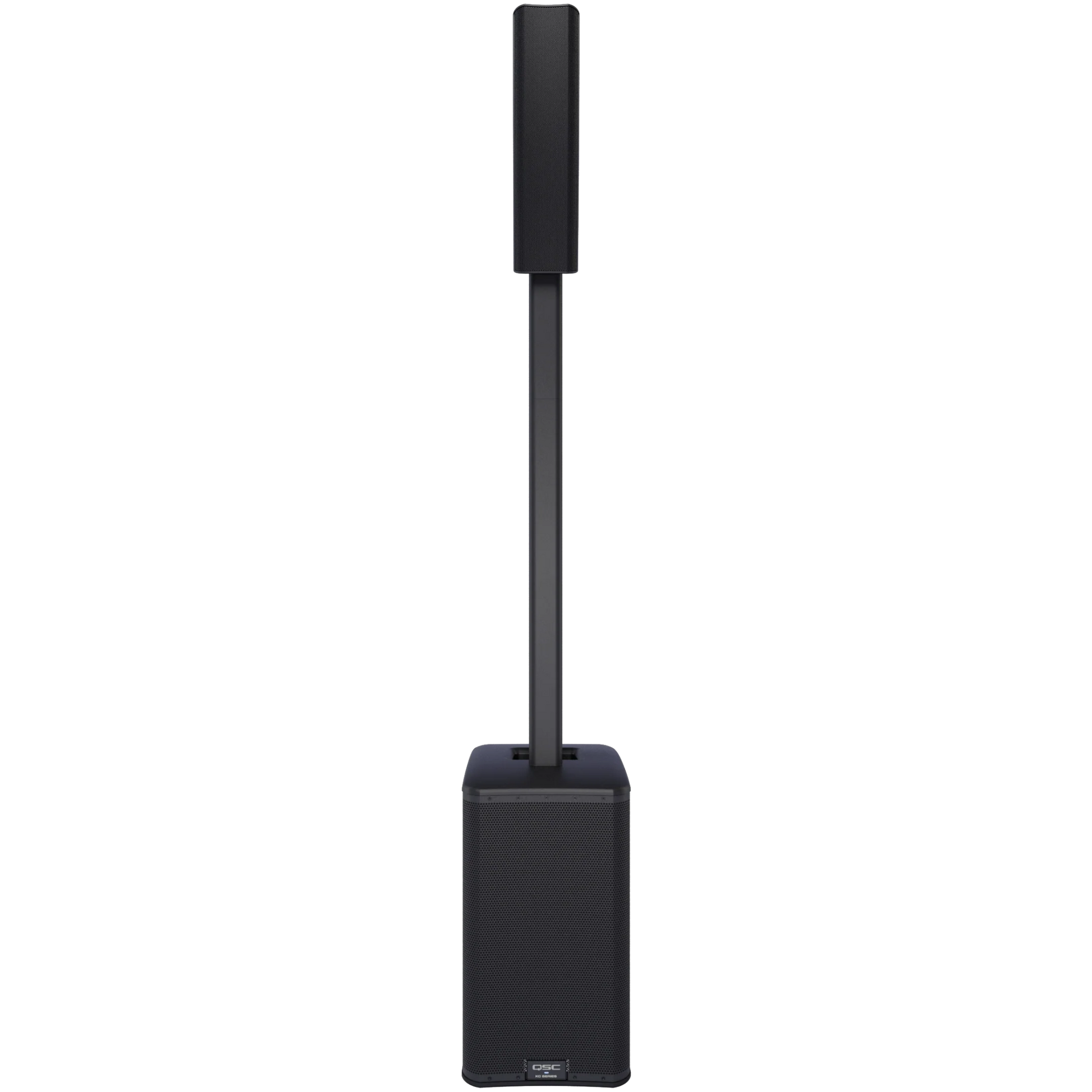 QSC KC-12 BK 3000W Active 3-Way Column Loudspeaker System - Black