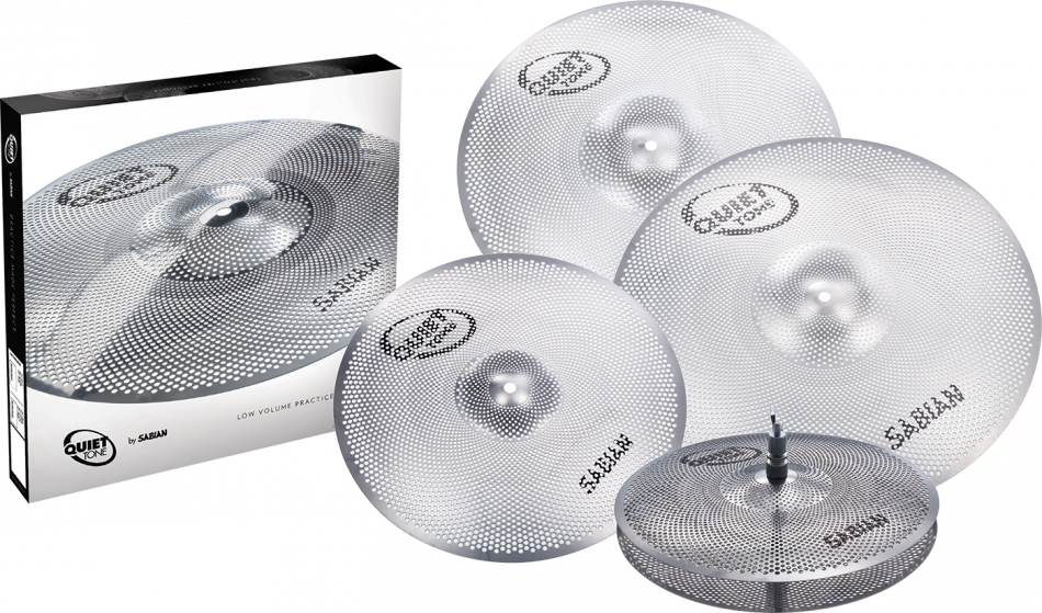 Sabian QTPC504 Quiet Tone Practice Cymbal Set (14/16/18/20)