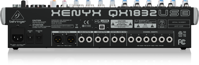 Behringer Xenyx QX1832USB Mixer