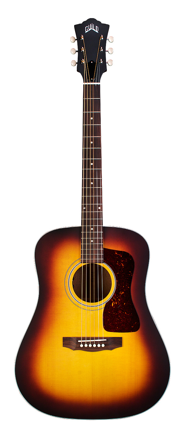 Guild USA D-40E Acoustic Guitar - Vintage Sunburst