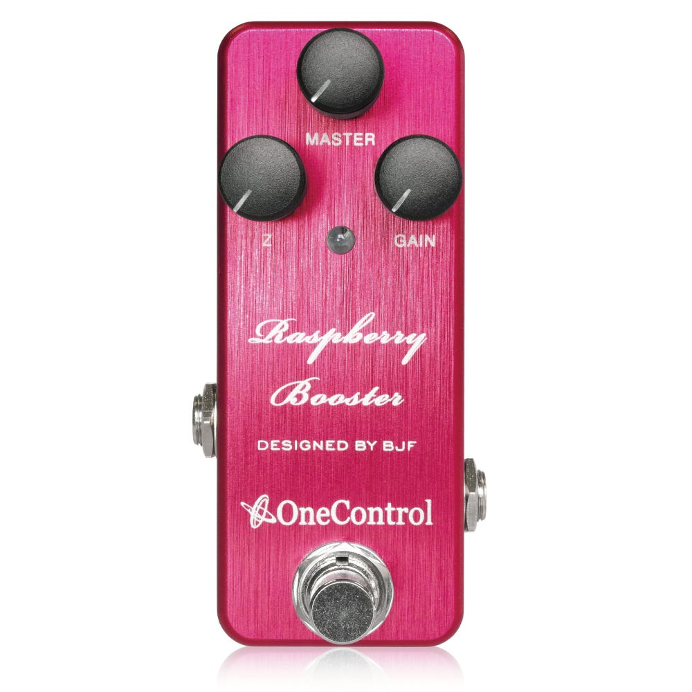 One Control BJF Raspberry Booster Pedal