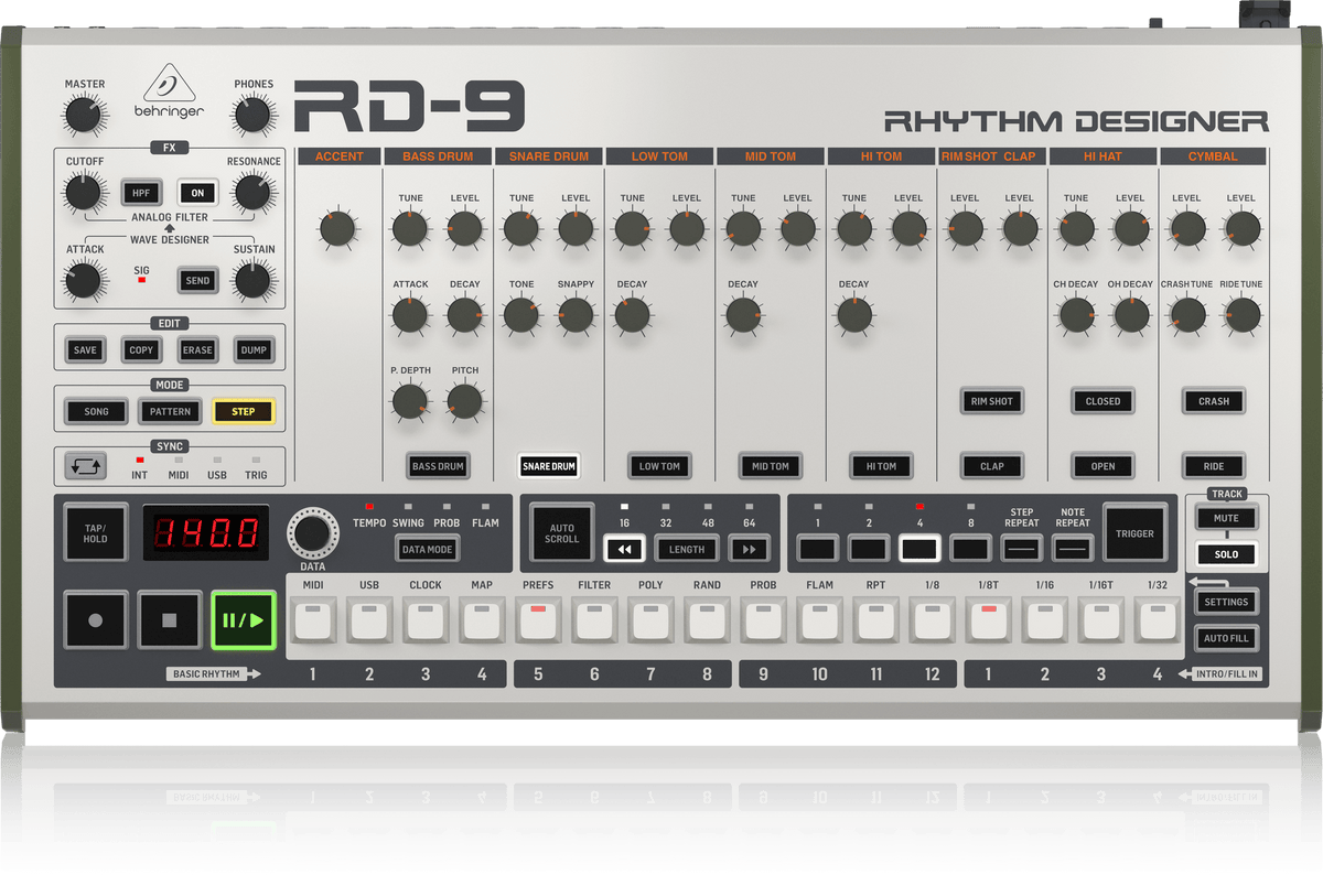 Behringer RD9 Analog Drum Machine