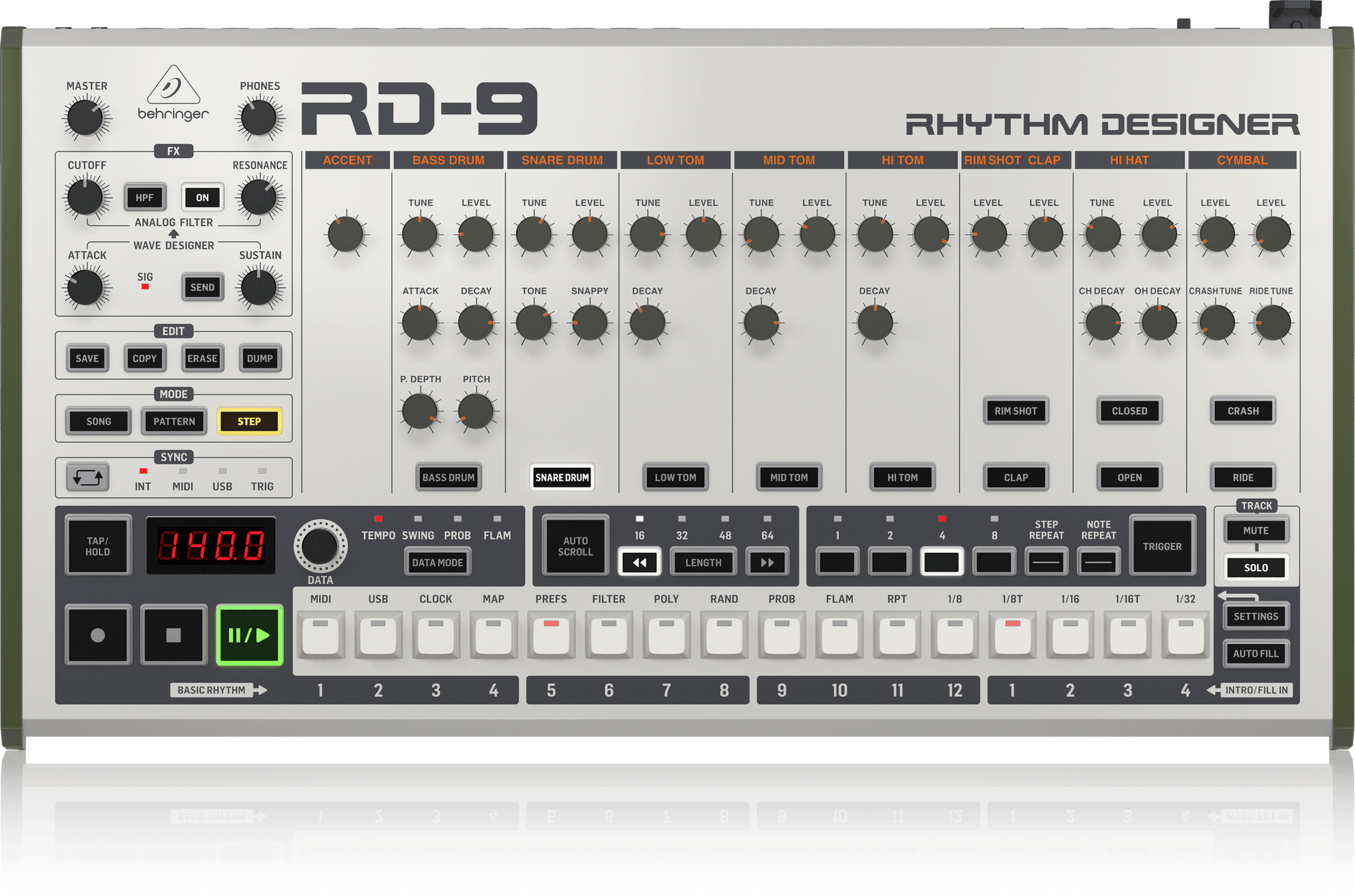 Behringer RD9 Analog Drum Machine