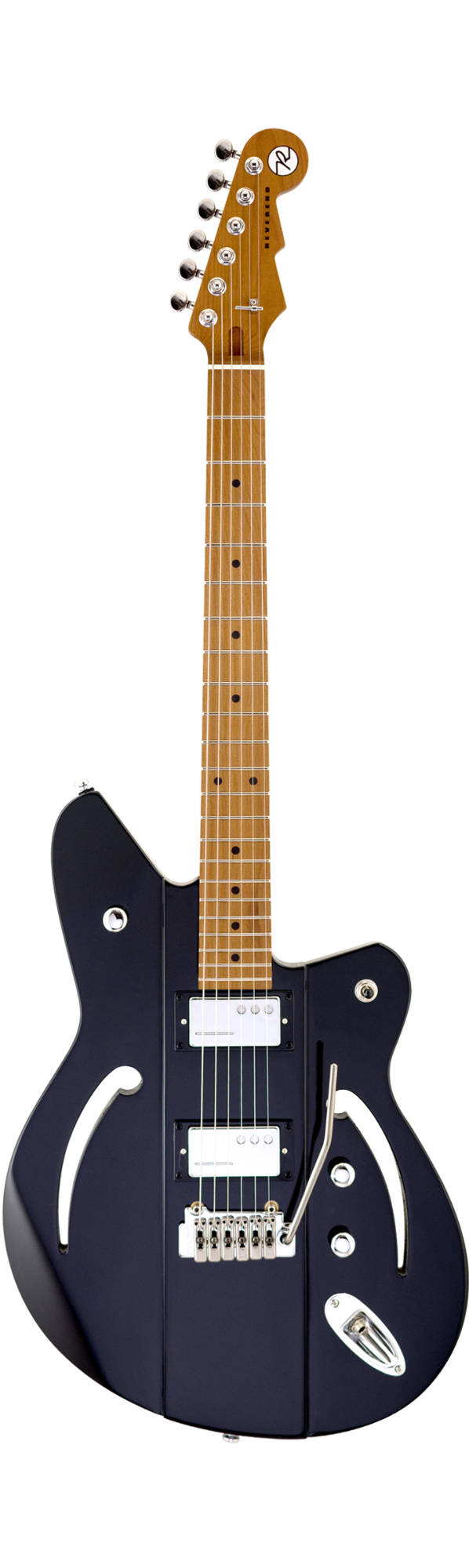 Reverend Airsonic W Electric Guitar - Midnight Black