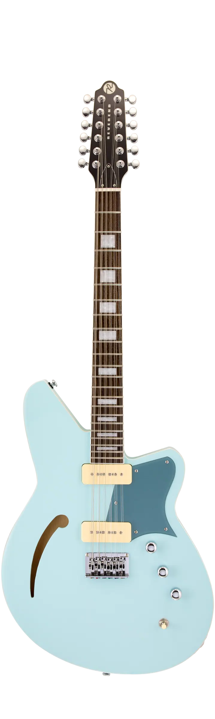 Reverend Airwave 12-String Electric Guitar - Chronic Blue RW