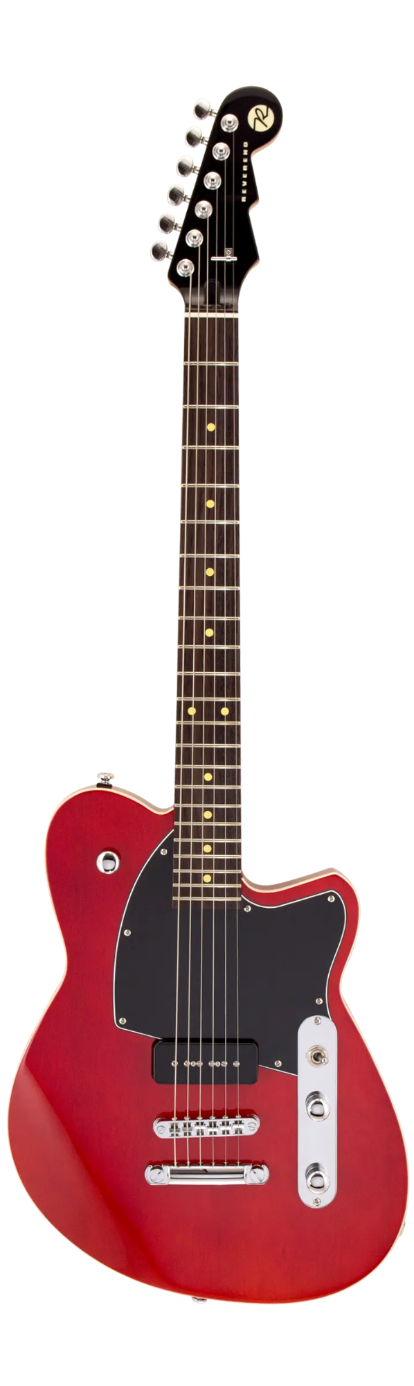 Reverend Charger Jr. Electric Guitar - Transparent Red