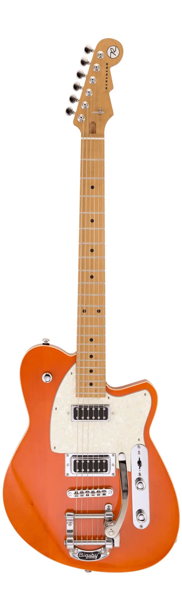 Reverend Flatroc Bigsby - Trans Rock Orange RM
