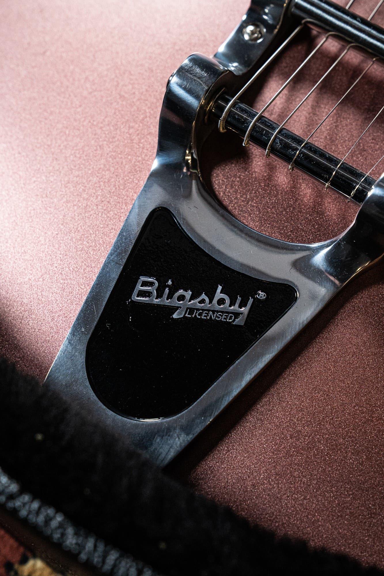 Reverend PA-1 RB Pete Anderson w/Case - Satin Mulberry Mist - Pre-Owned