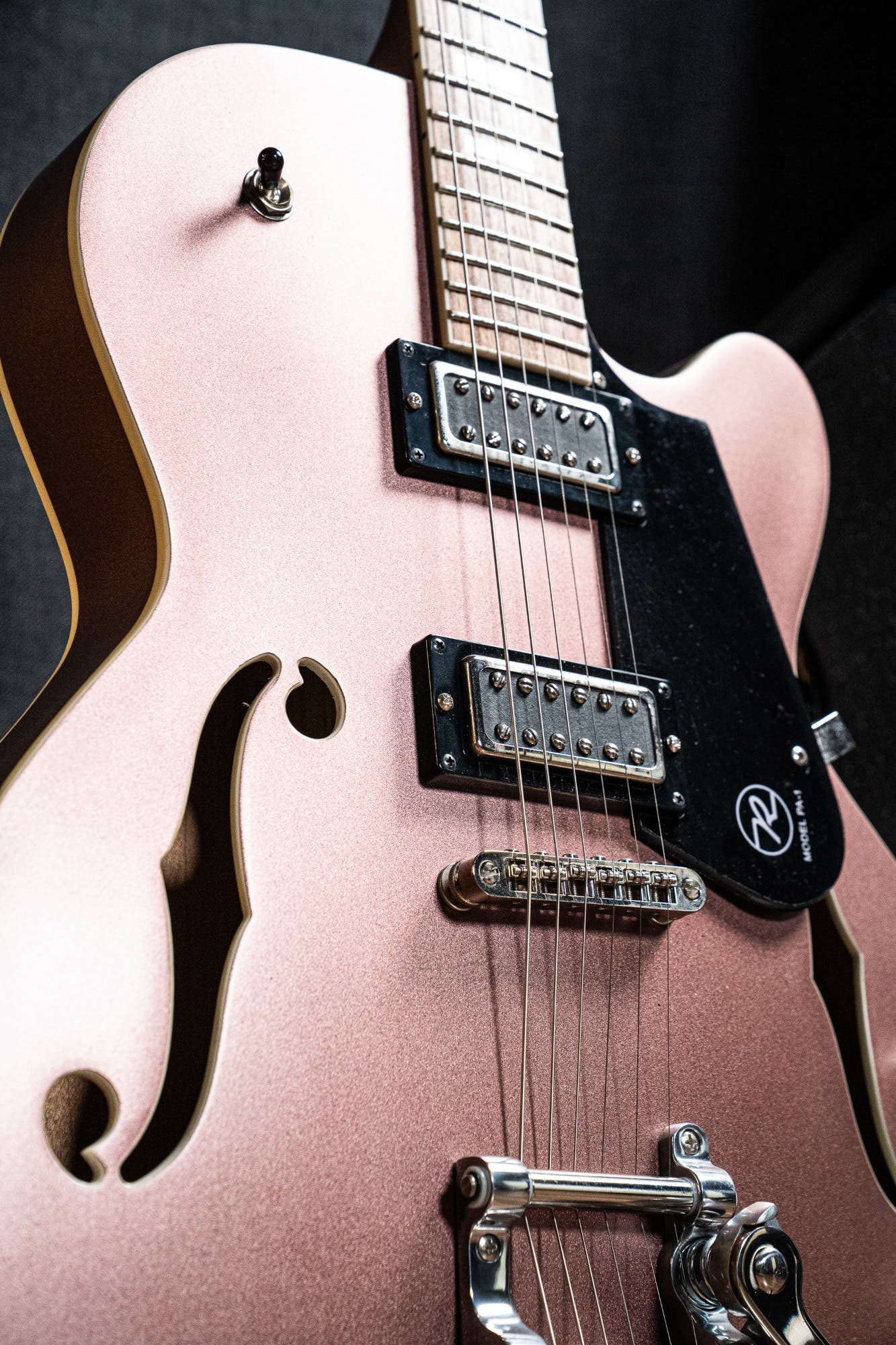 Reverend PA-1 RB Pete Anderson w/Case - Satin Mulberry Mist - Pre-Owned