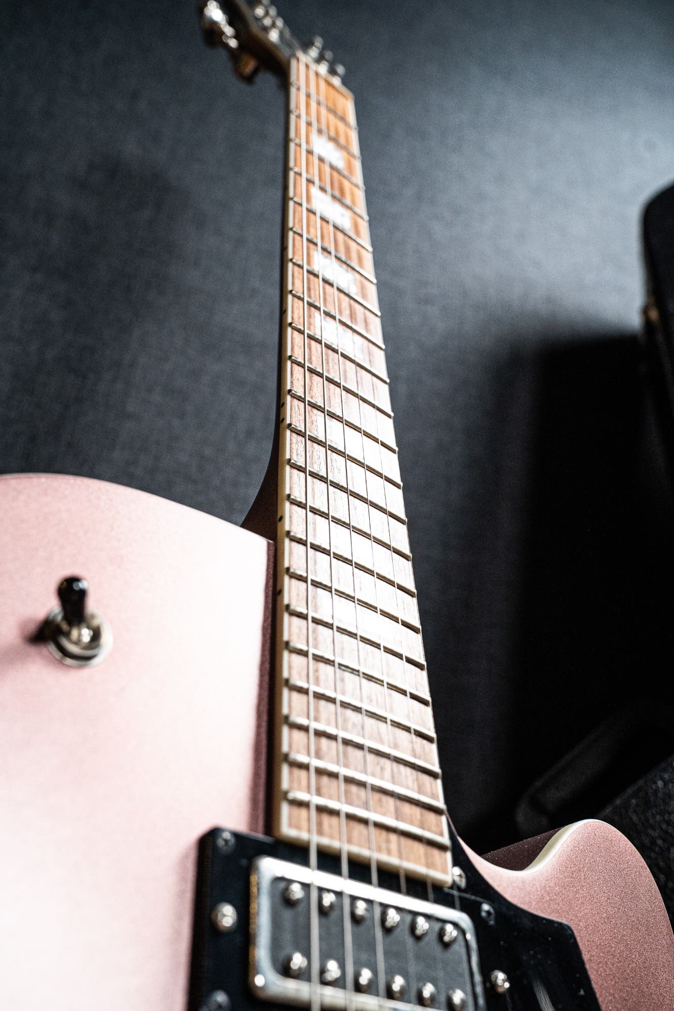 Reverend PA-1 RB Pete Anderson w/Case - Satin Mulberry Mist - Pre-Owned