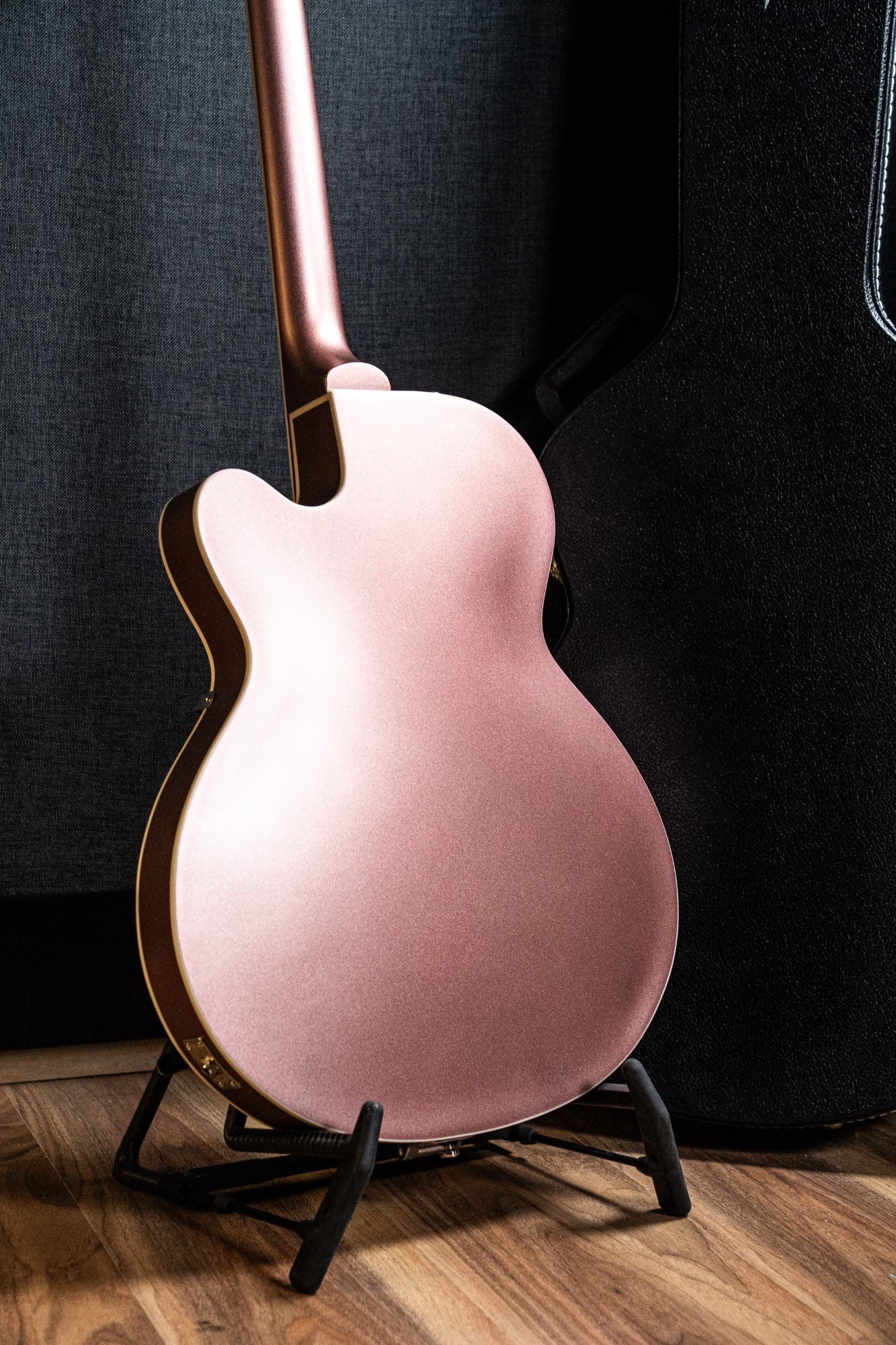 Reverend PA-1 RB Pete Anderson w/Case - Satin Mulberry Mist - Pre-Owned