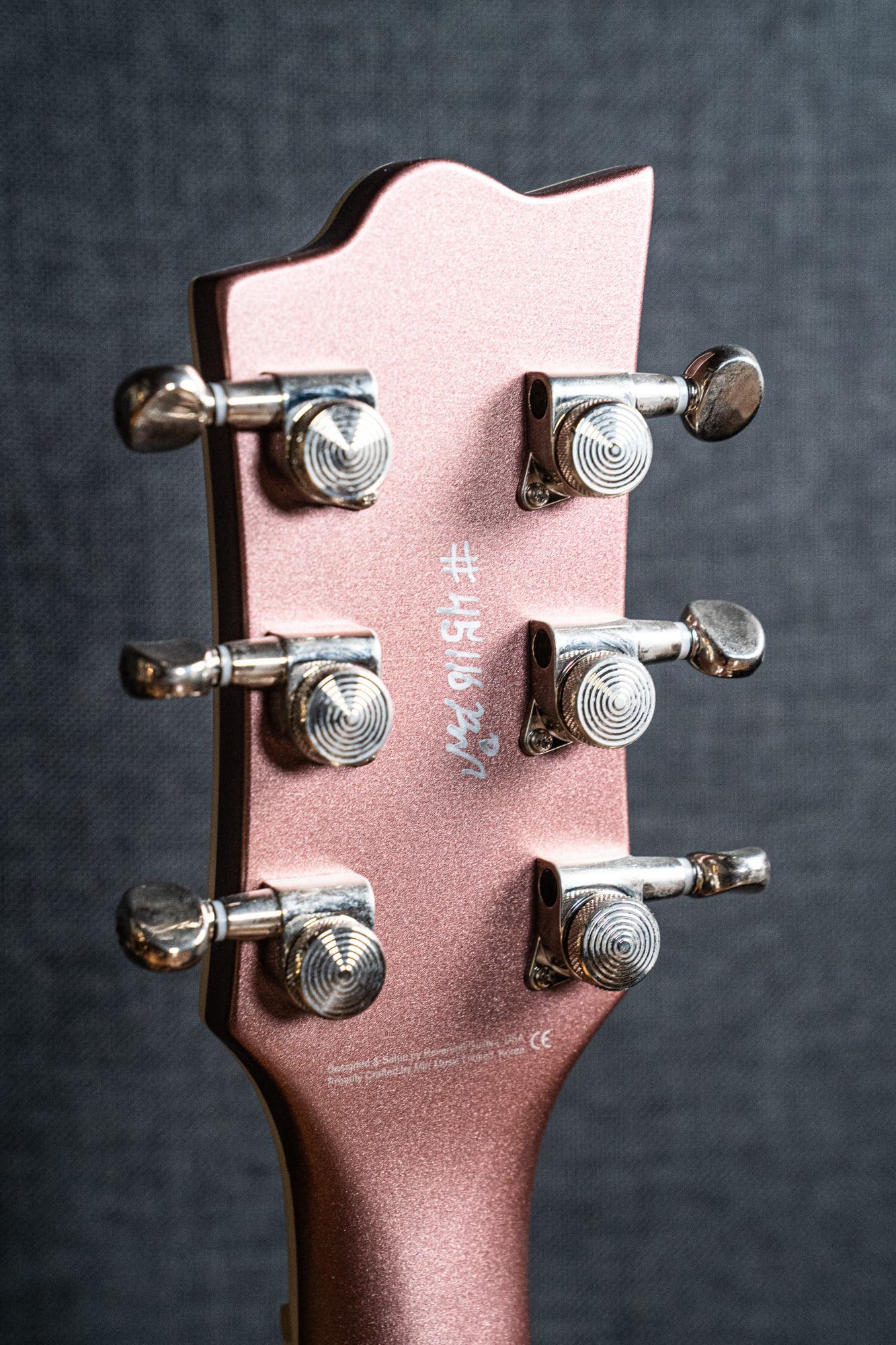 Reverend PA-1 RB Pete Anderson w/Case - Satin Mulberry Mist - Pre-Owned