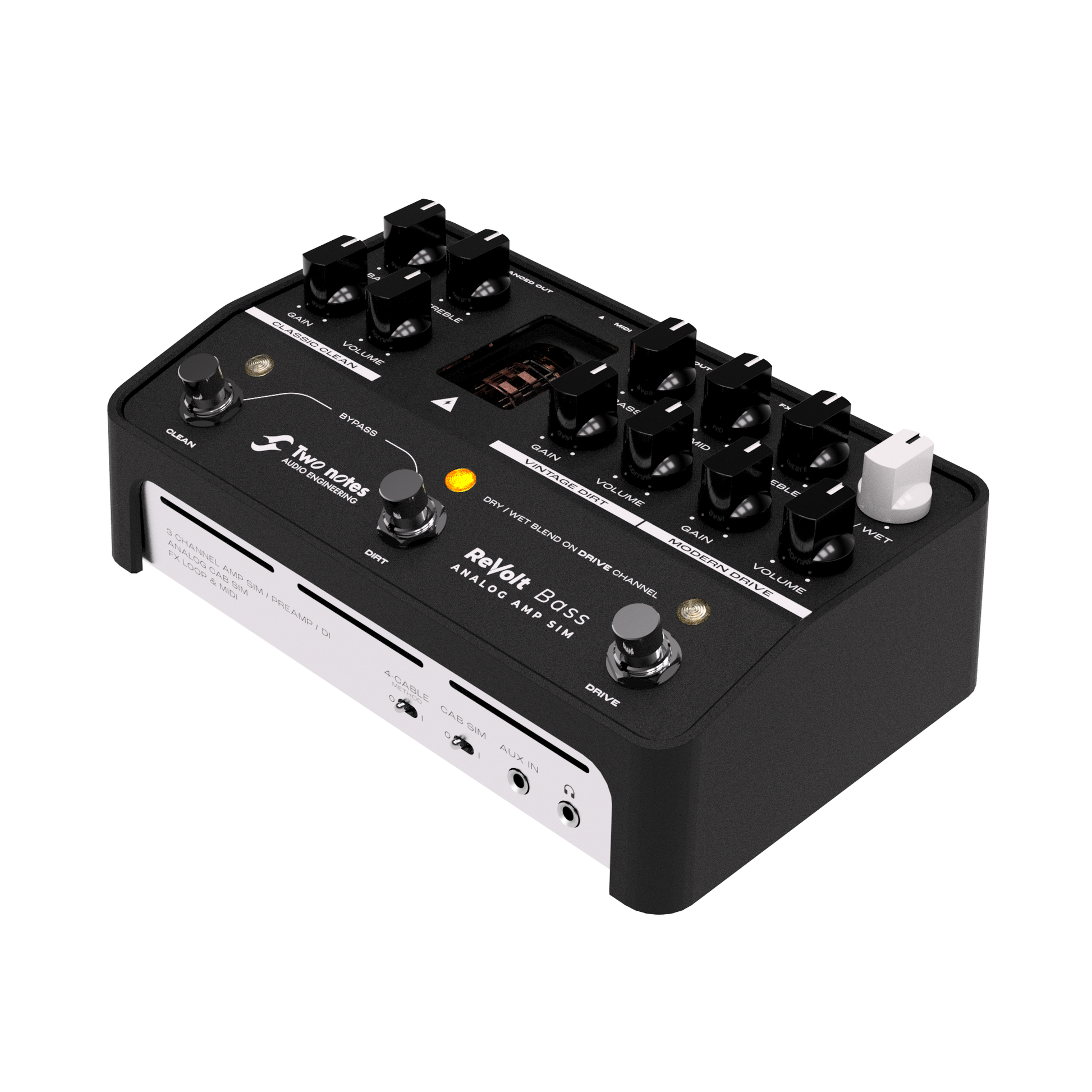 Two Notes ReVolt Bass Amp Simulator Pedal / DI