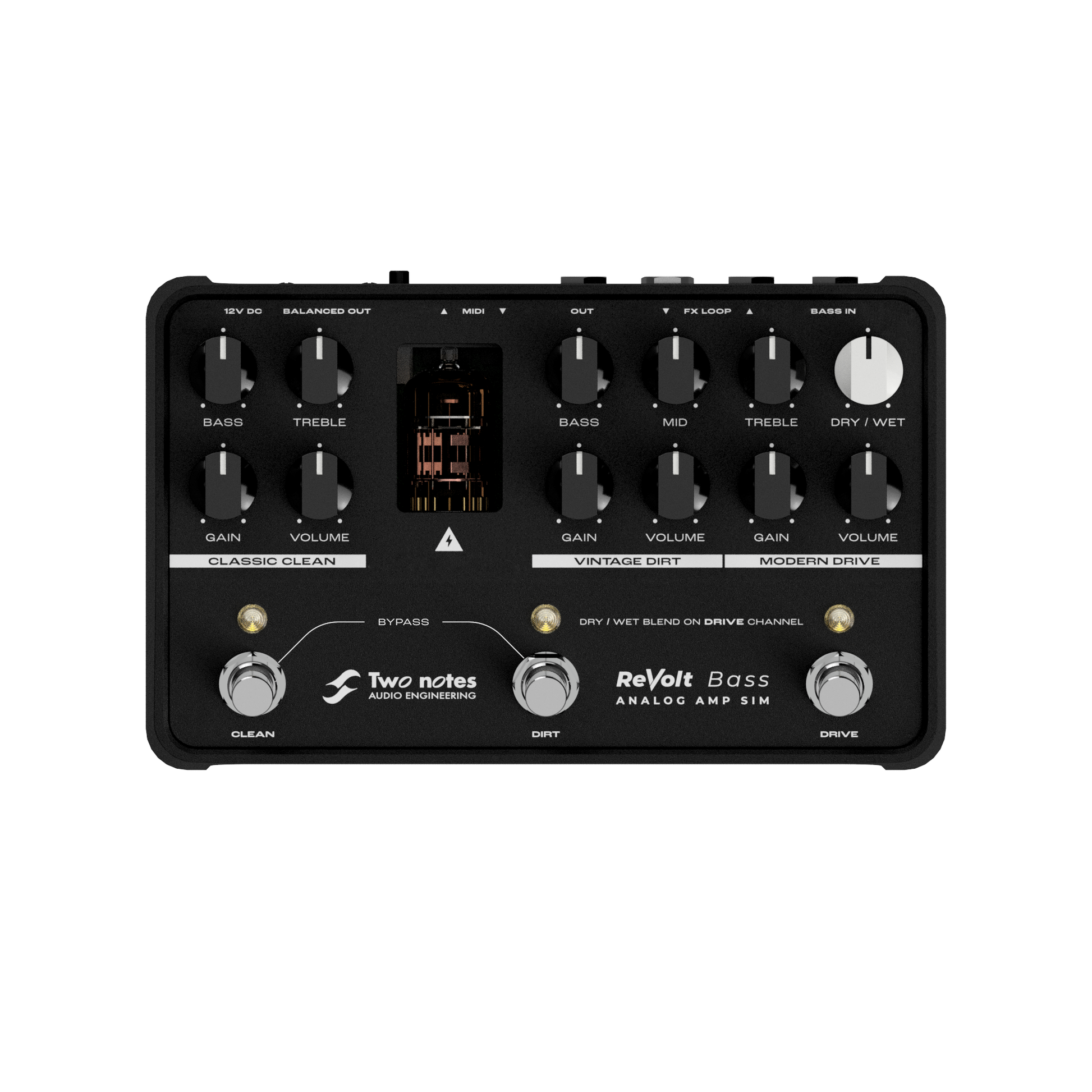 Two Notes ReVolt Bass Amp Simulator Pedal / DI