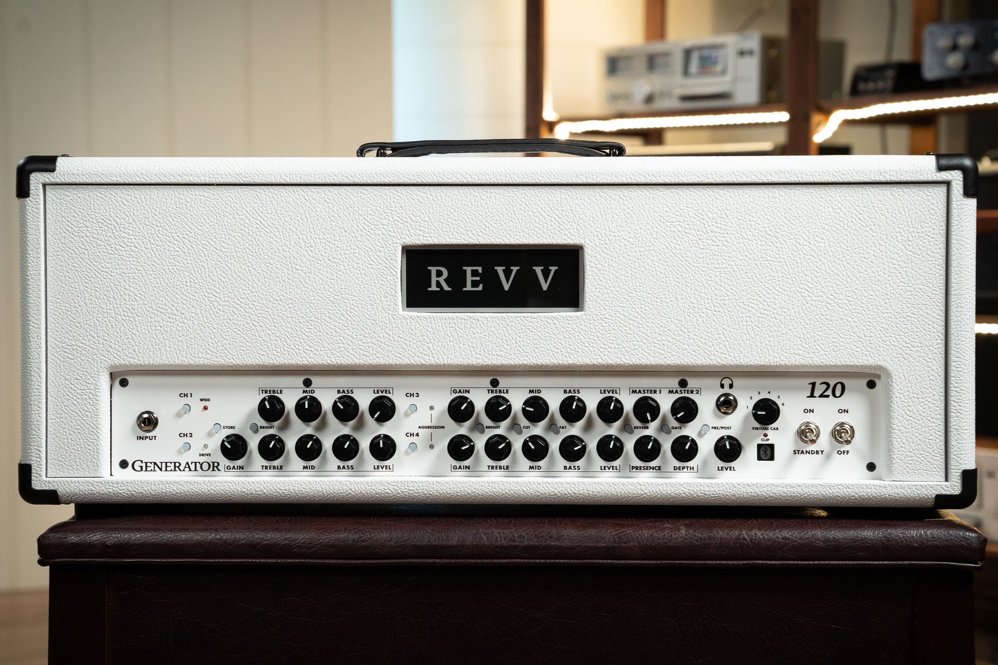 Revv Amplification Generator 120 MkIII Guitar Amp Head - White Bronco - One Only