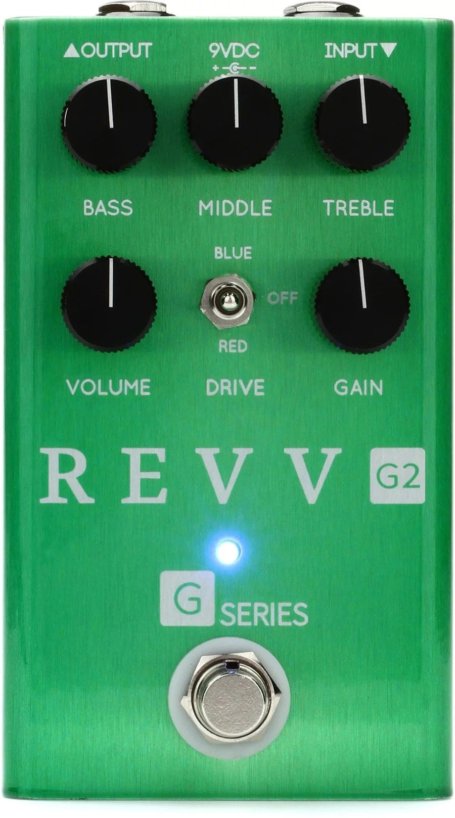 Revv Amplification G2 Green Channel Overdrive Pedal