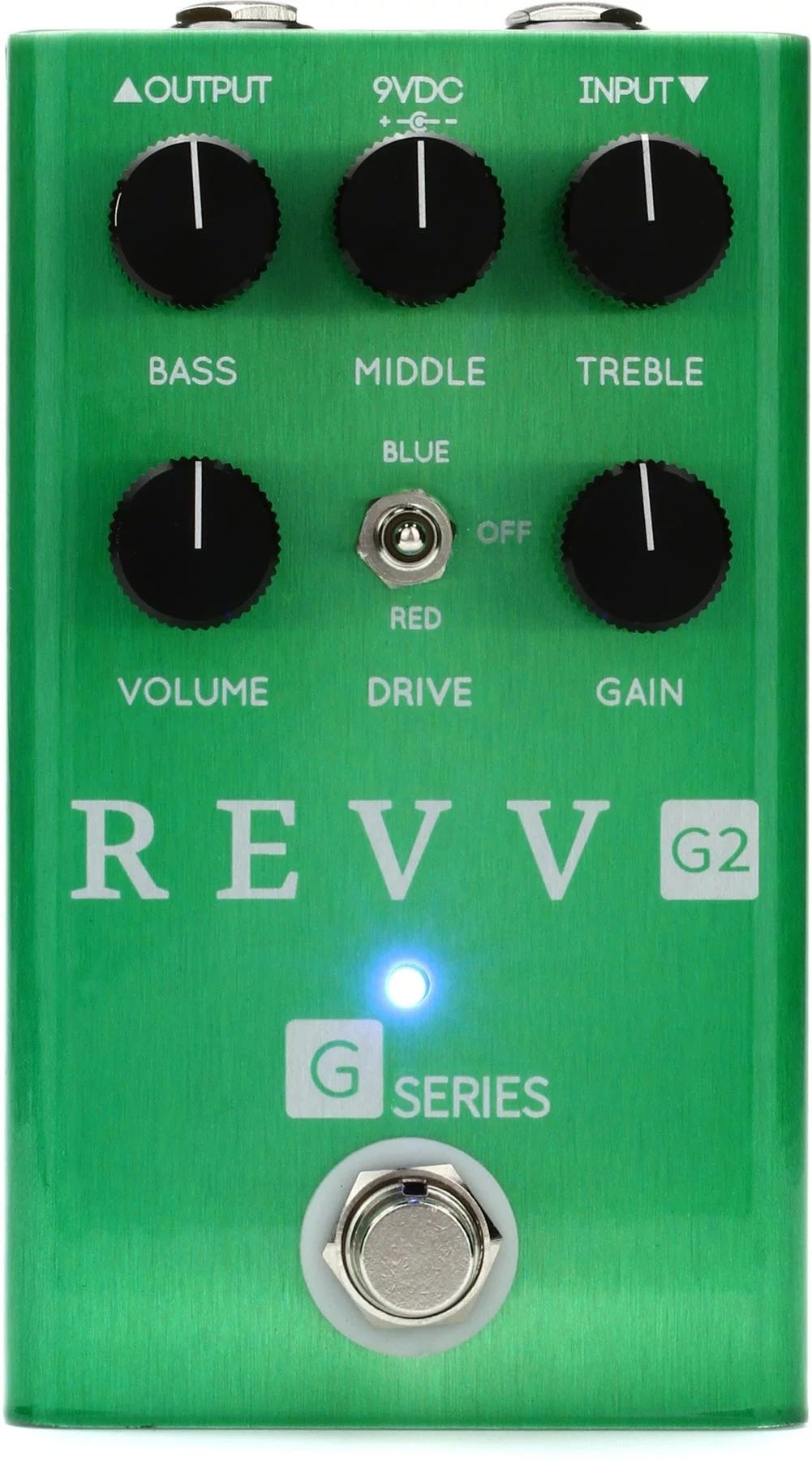 Revv Amplification G2 Green Channel Overdrive Pedal