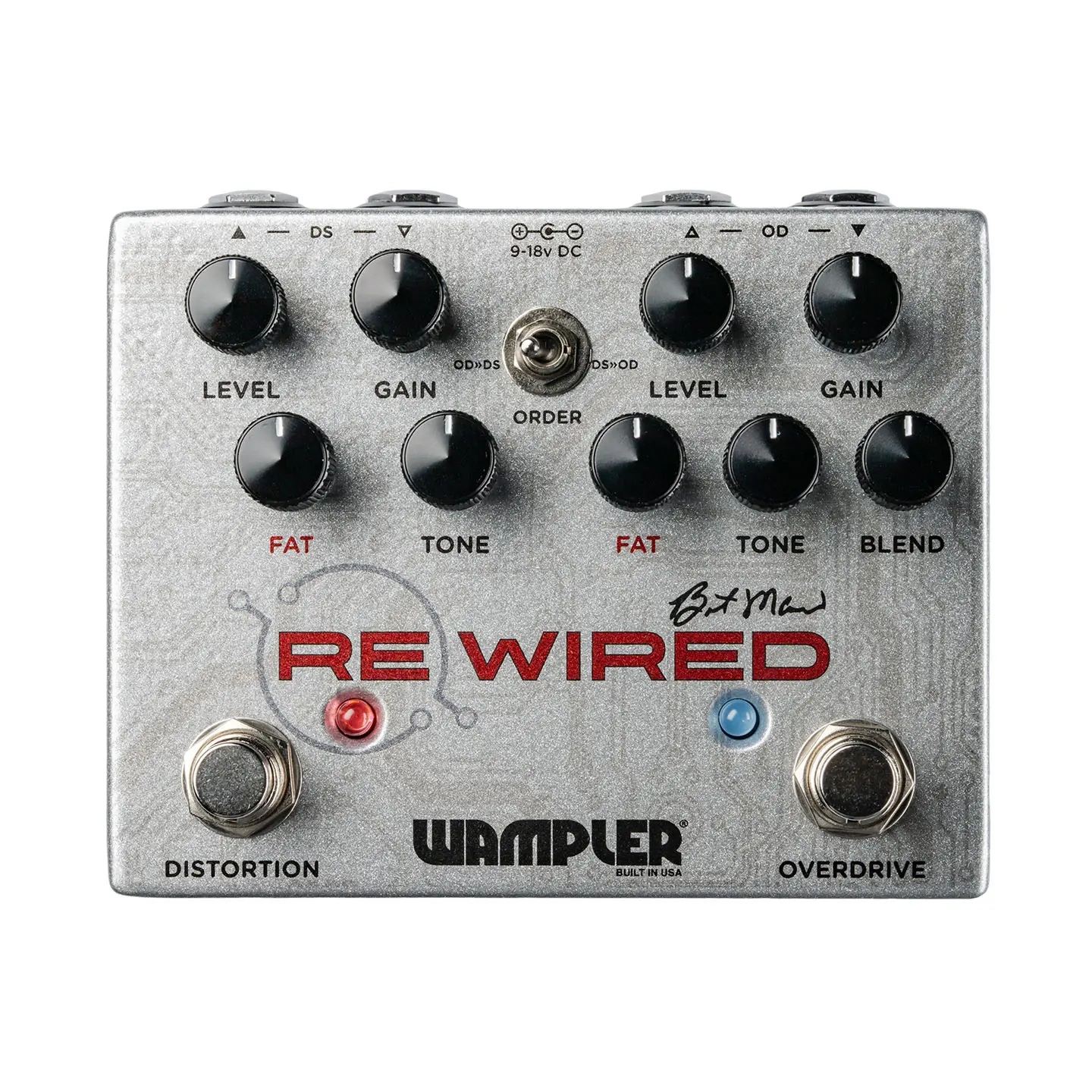 Wampler ReWired Brent Mason Signature Overdrive/Distortion Pedal