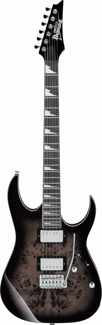 Ibanez RG220PA1 Electric Guitar - Transparent Brown Black Burst