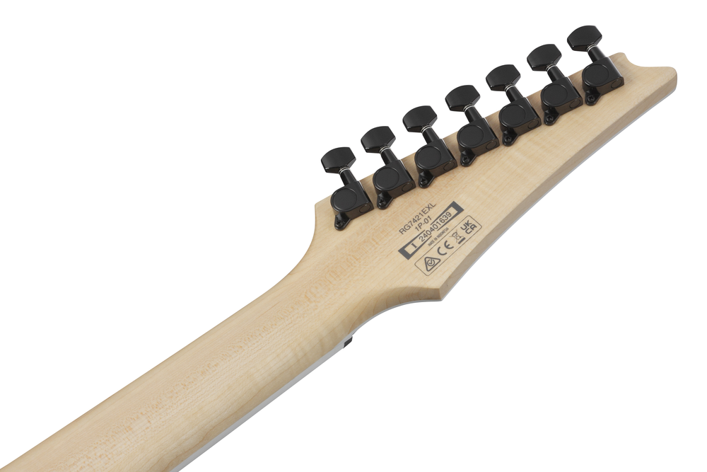 Ibanez RG7421EXL Electric Guitar - Black Flat