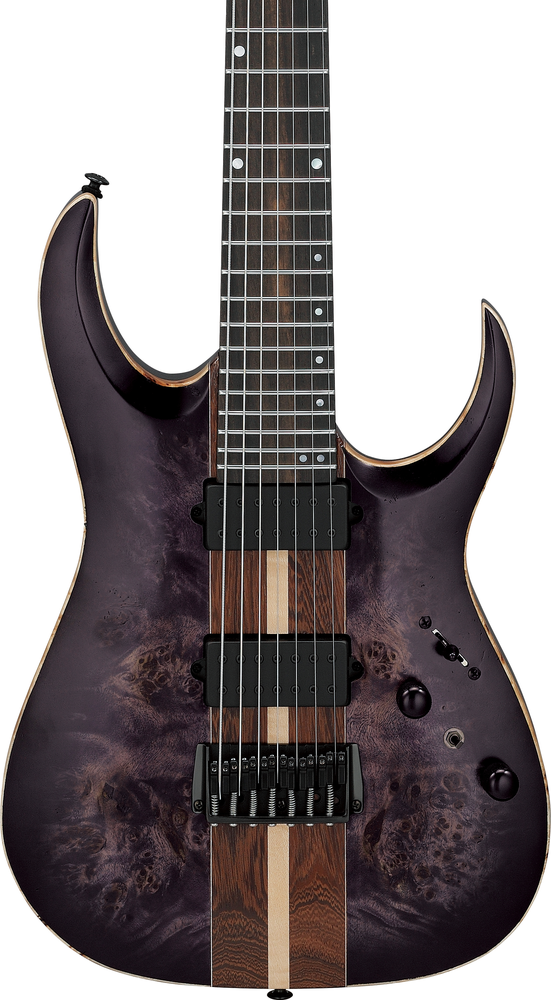 Ibanez RGA217P1PB 7 String Electric Guitar w/Bag - Deep Twilight Burst Low Gloss