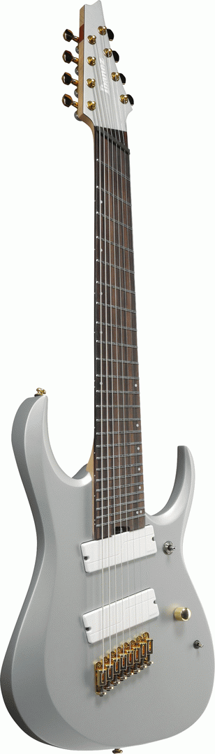 Ibanez RGDMS8 8 String Electric Guitar - Classic Silver Matte